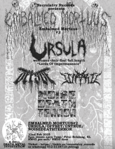 Embalmed Mortuus #2 flyer